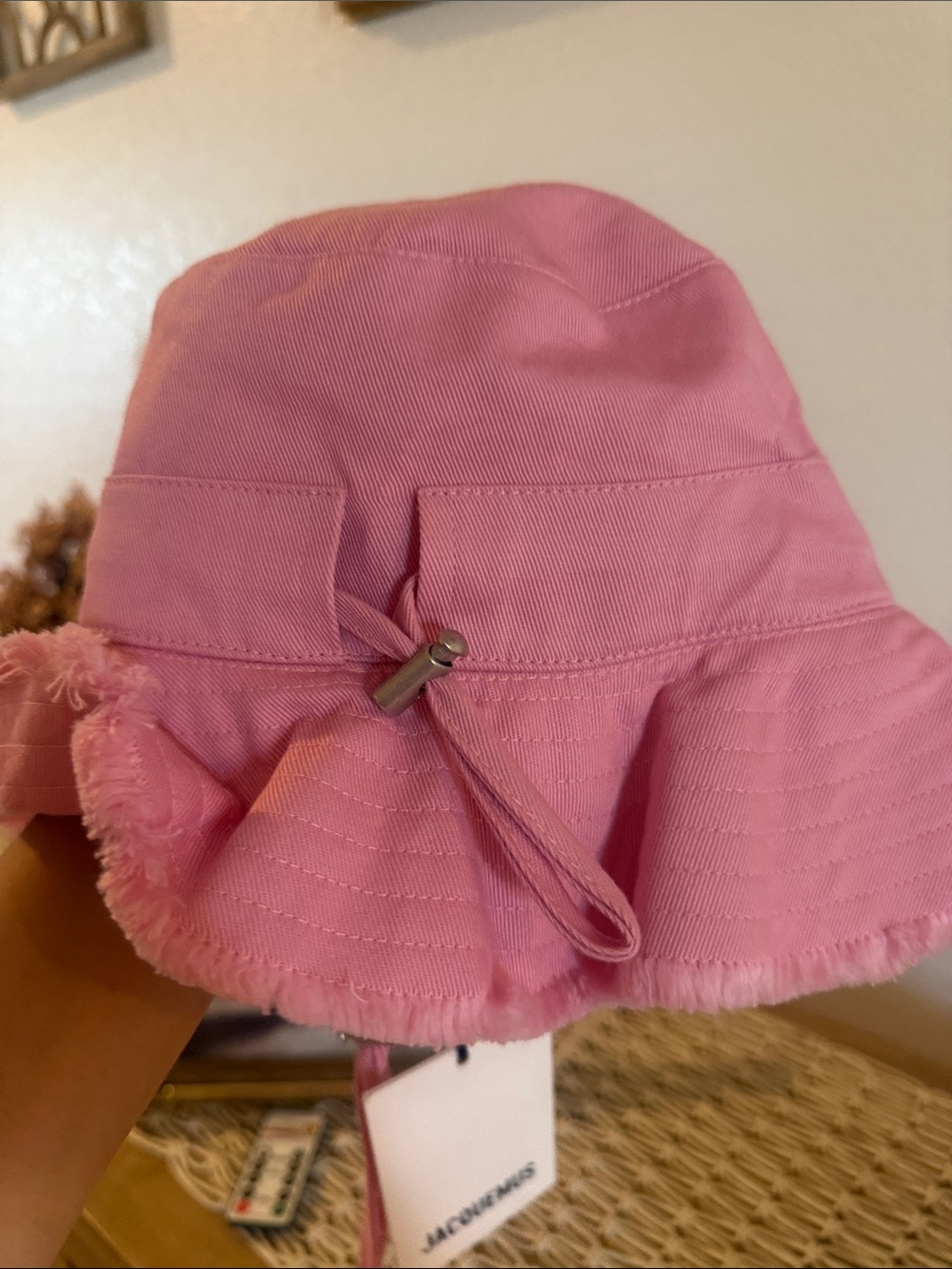 Jacquemus Women's Pink The Artichaut Bucket Hat - Picture 4 of 6
